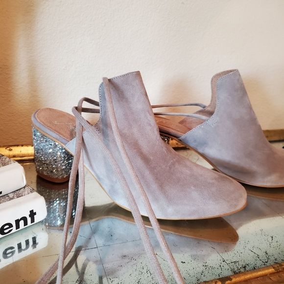 Free People sparkler wrap mule heels - Picture 9 of 11